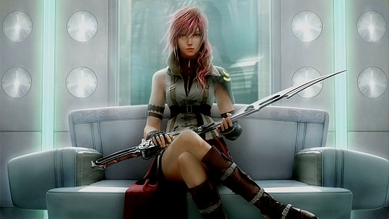 Final Fantasy XIII, Claire Farron, Fondo de pantalla HD HD wallpaper