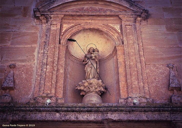 Religious, Statue, Castilla la Mancha, Cuenca, Spain, HD wallpaper