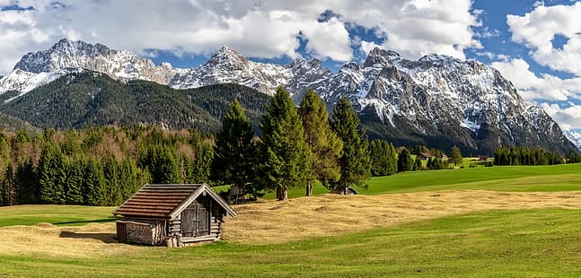 Alemanha, Baviera, Montanhas Karwendel, HD papel de parede HD wallpaper
