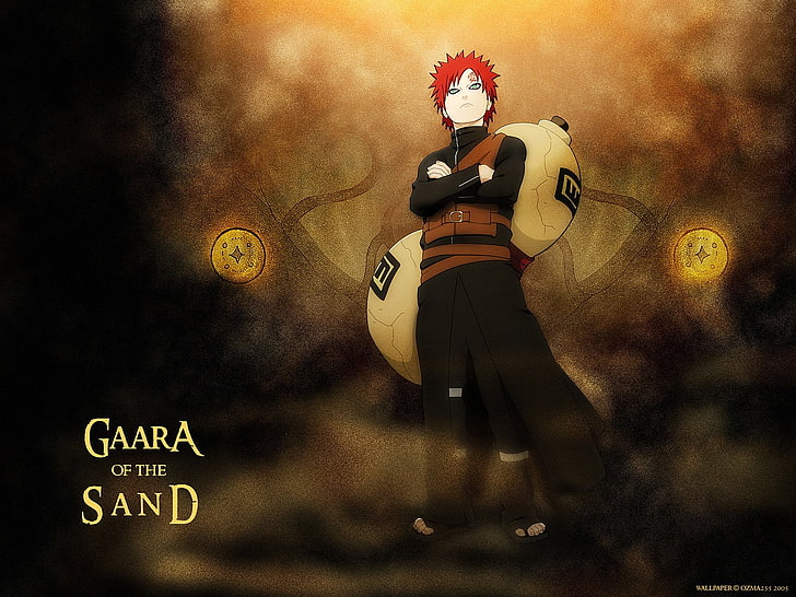 Affiche Gaara du sable, Anime, Naruto, Gaara (Naruto), Fond d'écran HD