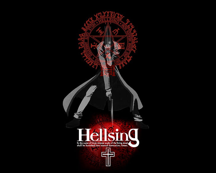 Hellsing Alexander Andersong Bayonette Priest Anime Hd Wallpaper Wallpaperbetter