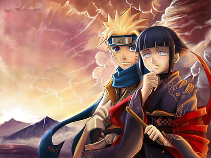 Naruto Shippuuden, Uzumaki Naruto, Hyuuga Hinata, วอลล์เปเปอร์ HD HD wallpaper