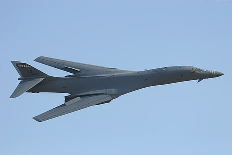 Rockwell, стратегический бомбардировщик, Lancer, ВВС США, сверхзвуковой, Boeing, B-1, HD обои HD wallpaper