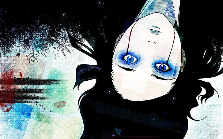 ilustração de rosto feminino, anime, meninas anime, Ergo Proxy, Re-l Mayer, chorando, HD papel de parede