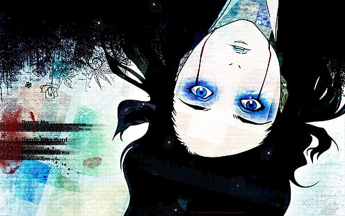 иллюстрация женского лица, аниме, аниме девушки, Ergo Proxy, Re-l Mayer, плач, HD обои HD wallpaper