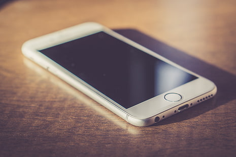 silbernes iPhone 6, iphone, iphone 6, Apfel, HD-Hintergrundbild HD wallpaper