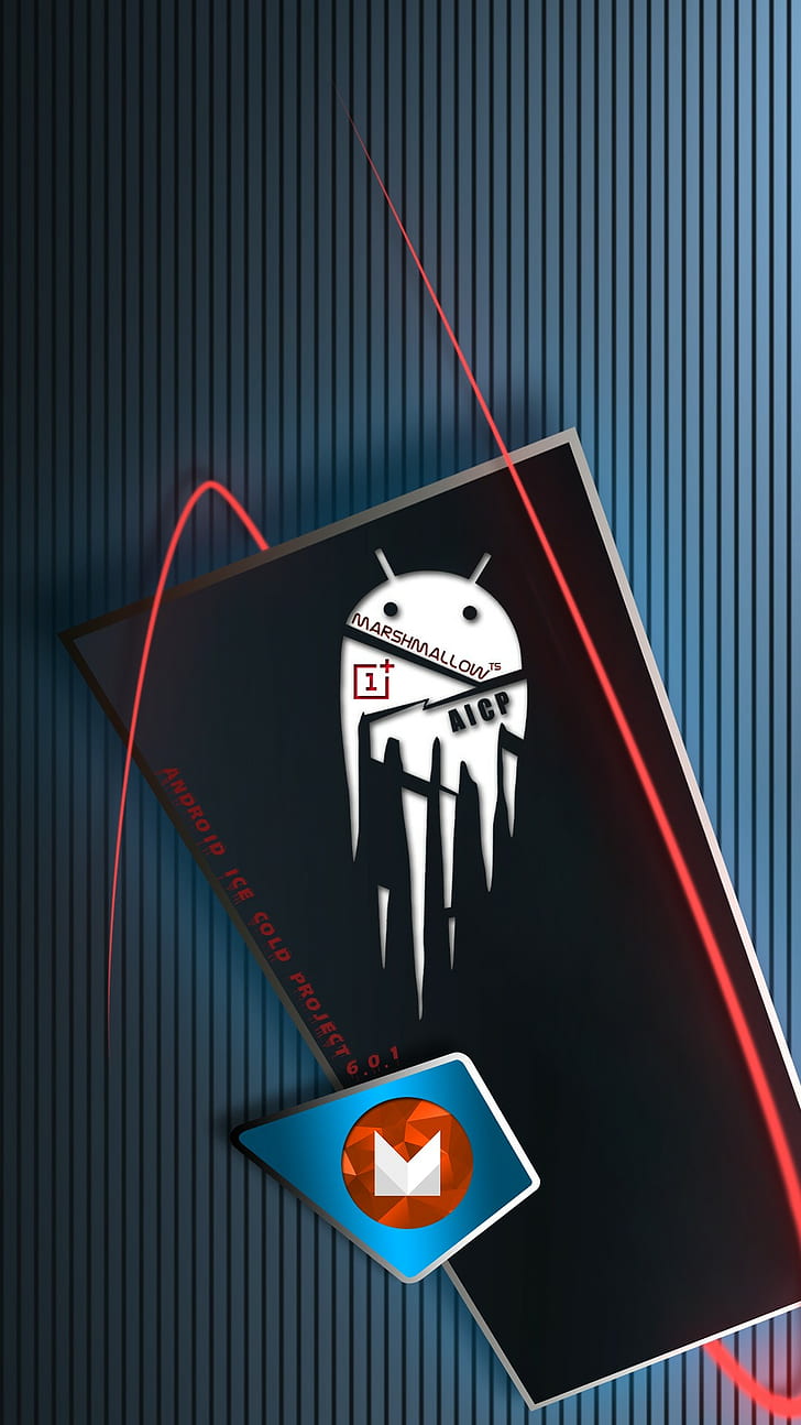 Oneplus One و aicp و Android Marshmallow و androids و oneplus، خلفية HD، خلفية الهاتف