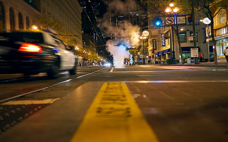 Street Motion Blur HD ، cityscape ، طمس ، حركة ، شارع، خلفية HD