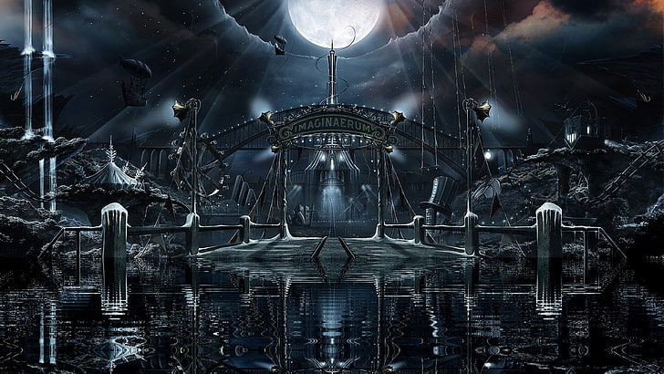 Imaginaerum digital wallpaper, panorama, Nightwish, album 2011, imaginaerum, HD wallpaper
