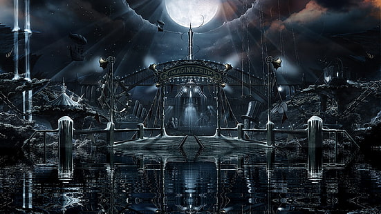 Imaginaerum цифровые обои, панорама, Nightwish, альбом 2011, imaginaerum, HD обои HD wallpaper