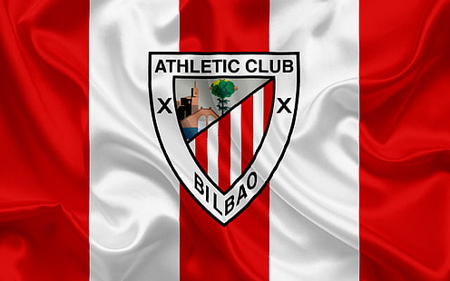 Футбол, Атлетик Билбао, емблема, лого, HD тапет HD wallpaper