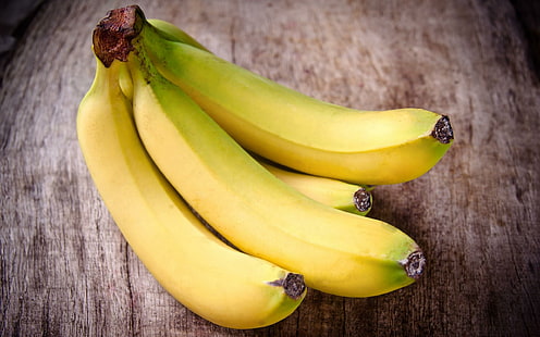 Food Bananas Yellow Fruit, food, bananas, yellow, fruit, HD wallpaper HD wallpaper
