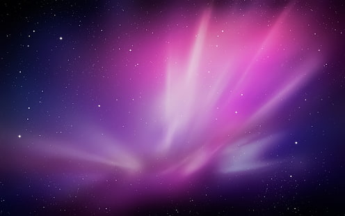 Mac OS X, Violet, 5K, Aurora, Purple, Stock, วอลล์เปเปอร์ HD HD wallpaper