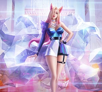 Ahri (League of Legends), KDA Ahri, HD-Hintergrundbild HD wallpaper
