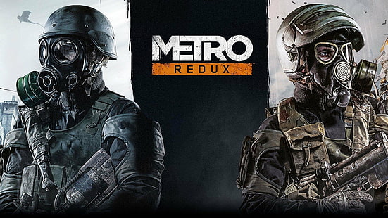 Metro, Metro: Redux Lampu Terakhir, Topeng Gas, Metro Last Light Redux, Soldier, Wallpaper HD HD wallpaper