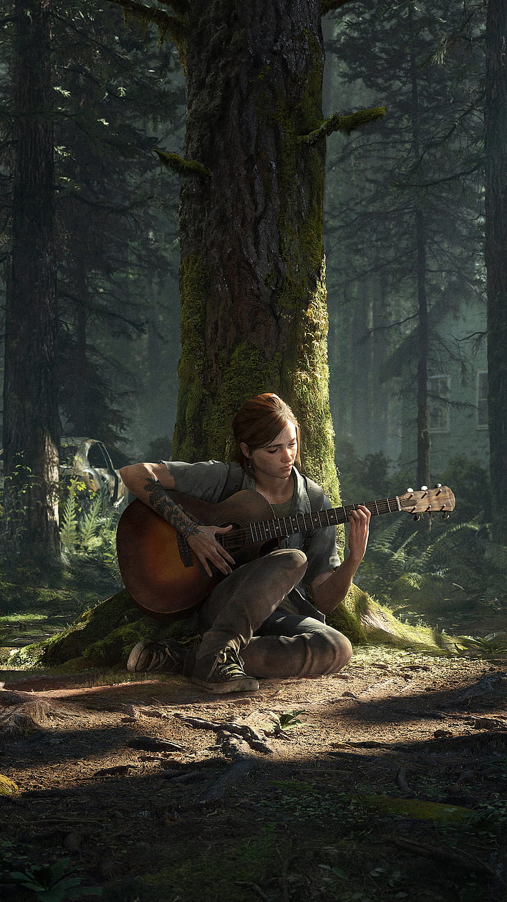 Naughty Dog, bagian terakhir dari kita bagian II, PlayStation, Ellie, Ashley Johnson, The Last of Us 2, Wallpaper HD, wallpaper seluler