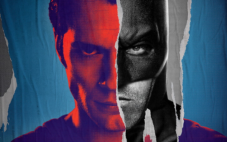 배트맨, vs, 슈퍼맨, 포스터, 미술, 영화, 만화, HD 배경 화면