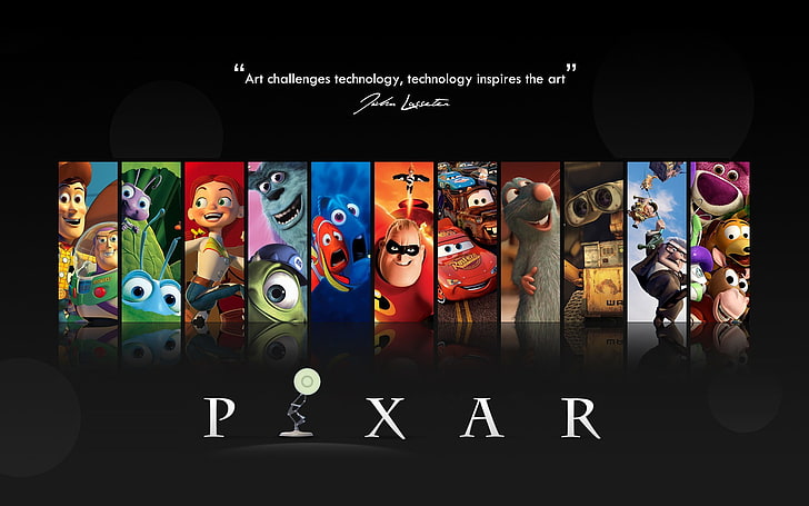 Pixar Animation Studios, фильмы, анимационные фильмы, коллаж, HD обои