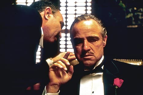 Gudfadern, Vito Corleone, Marlon Brando, HD tapet HD wallpaper