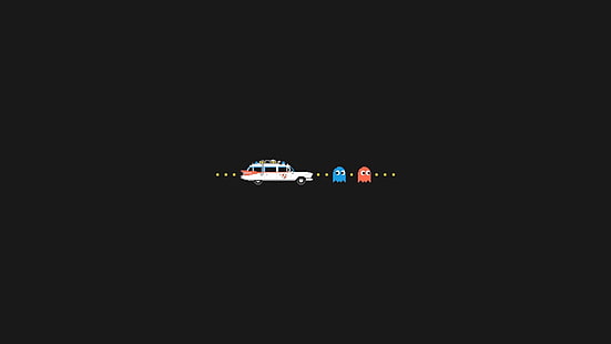 Pacman Spiel Illustration, Ghostbusters, Pac-Man, HD-Hintergrundbild HD wallpaper