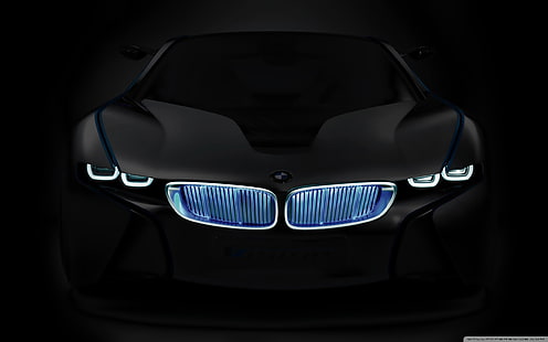black BMW car, BMW, HD wallpaper HD wallpaper
