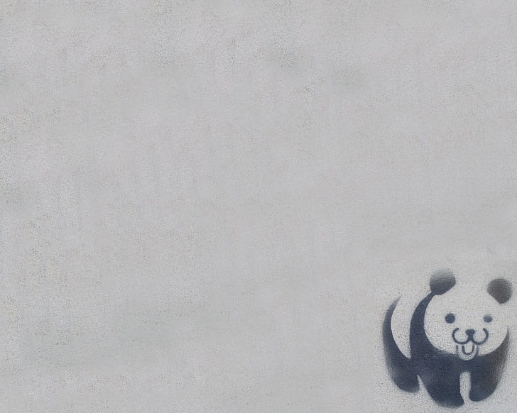 パンダ シンプル 動物 アートワーク Hdデスクトップの壁紙 Wallpaperbetter