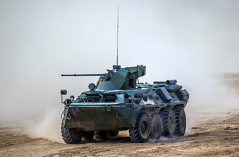 Opancerzony wóz bojowy, BTR-80, transporter opancerzony, pojazd, Tapety HD HD wallpaper