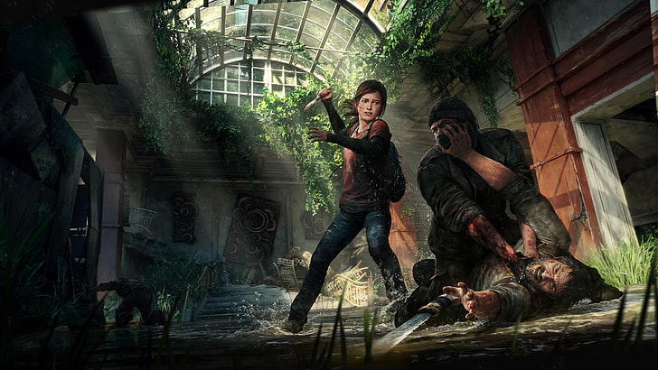 Ellie, Game, The Last of Us, Joel, Naughty Dog, Sony Computer Entertainment, Alcuni di noi, Sfondo HD