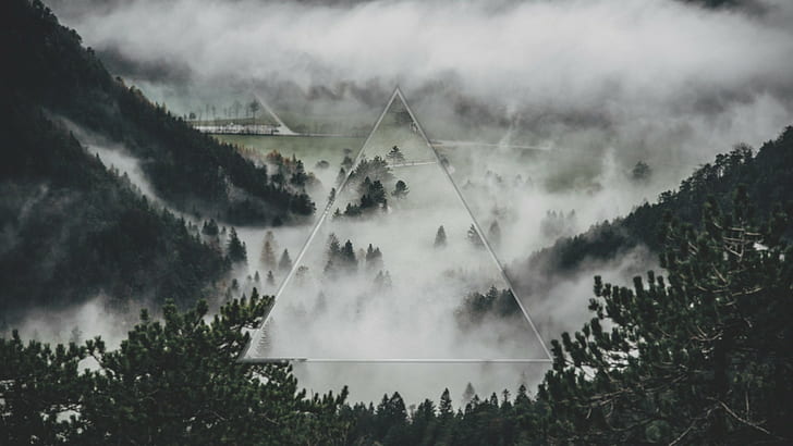 triangle, HD wallpaper