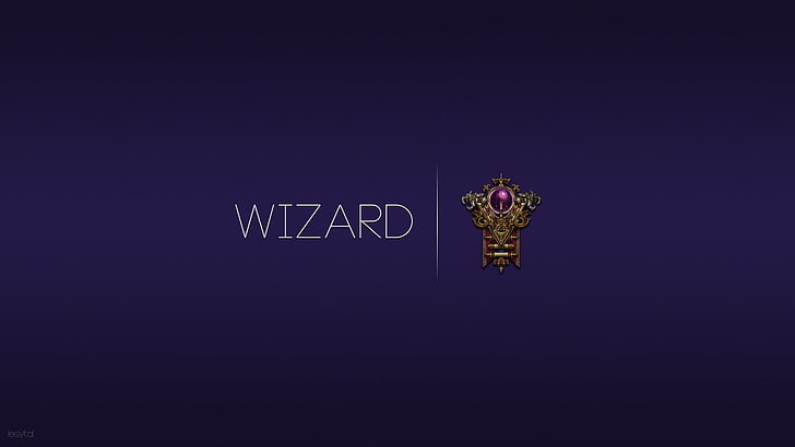 Wizard logo game graphics, Diablo III, classes, video game characters, crest, wizard, HD wallpaper