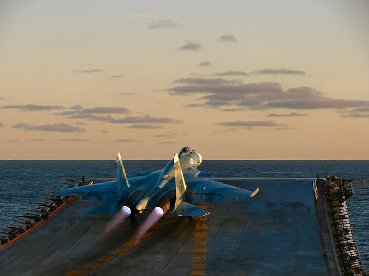 Jet Fighters, Sukhoi Su-33, HD wallpaper