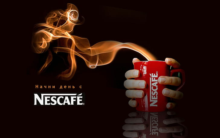 Nescafe, чаша, кафе, аромат, енергичност, HD тапет