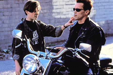 Terminator, Terminator 2: Dia do Julgamento, Arnold Schwarzenegger, Edward Furlong, John Connor, The Terminator, HD papel de parede HD wallpaper