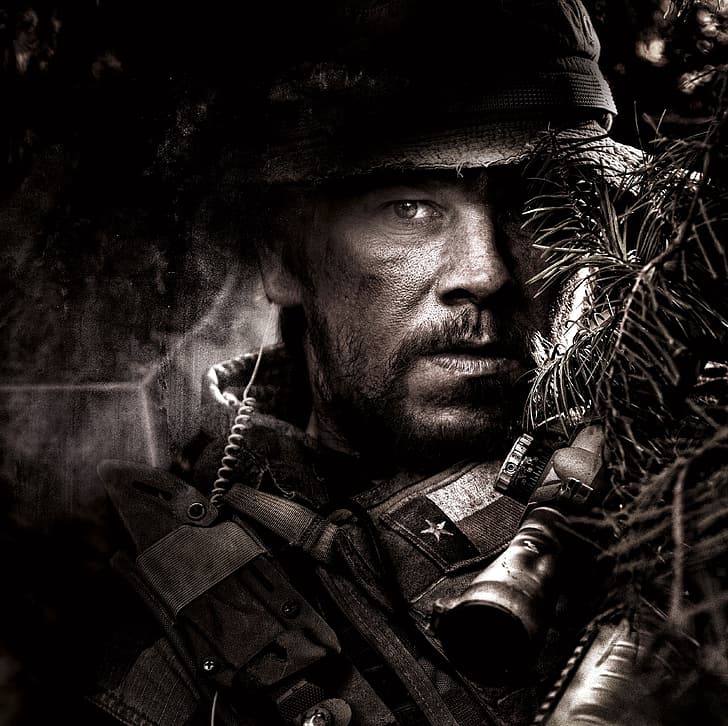 Gun, Rifle, Military, Mark Wahlberg, Man, Soldier, Look, Lone Survivor, Survivors, Navy SEAL, HD wallpaper