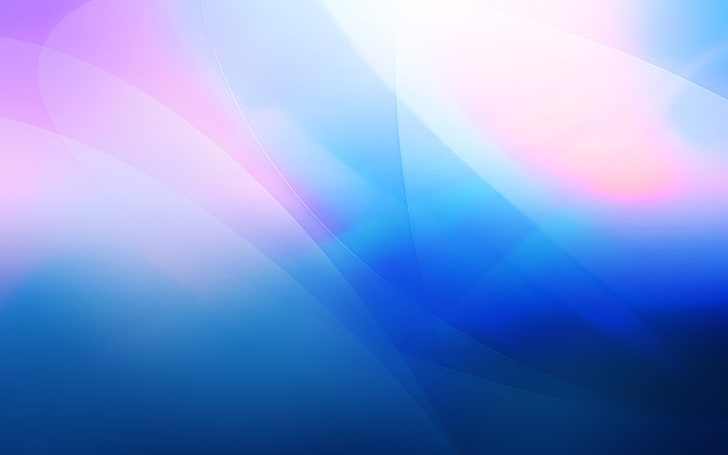 blue and white LED light, abstract, HD wallpaper