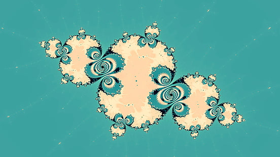 fractal, conjunto de Mandelbrot, Mandelbrot, Fondo de pantalla HD HD wallpaper