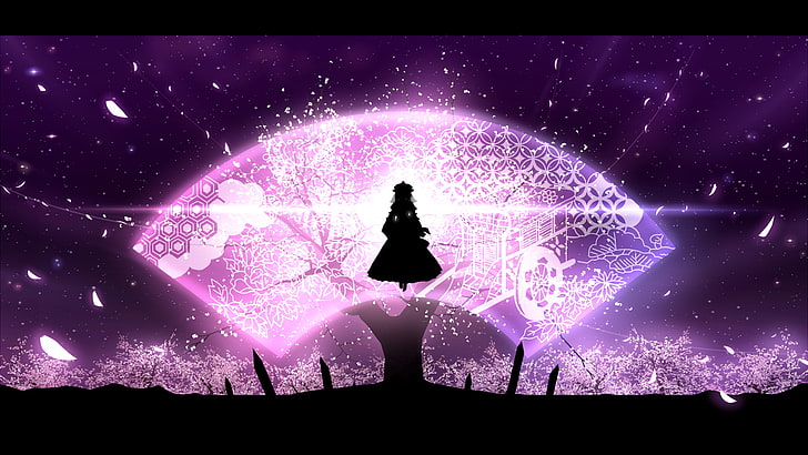 Anime, Saigyouji Yuyuko, touhou, HD-Hintergrundbild