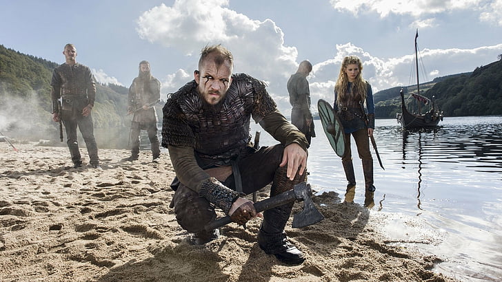 Émission de télévision, Vikings, Floki (Vikings), Gustaf Skarsgard, Vikings (émission de télévision), Fond d'écran HD