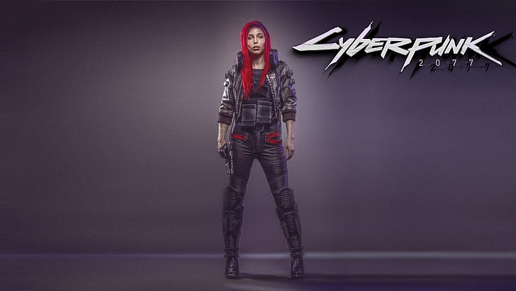 Chica, El juego, Arte, Cyborg, CD Projekt RED, Cyberpunk 2077, Cyberpunk, Cyborgs, 2077, Videojuego, Arte conceptual, Fondo de pantalla HD