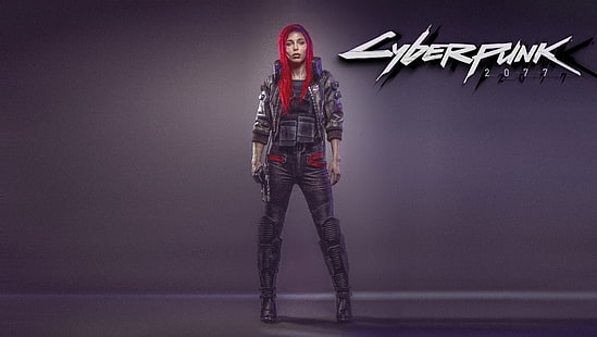 Chica, El juego, Arte, Cyborg, CD Projekt RED, Cyberpunk 2077, Cyberpunk, Cyborgs, 2077, Videojuego, Arte conceptual, Fondo de pantalla HD HD wallpaper