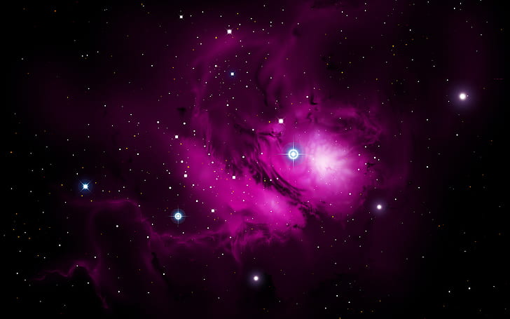 Spitzer Nebula Space, 3D, Space, nebula, orion telescope, spitzer, HD wallpaper