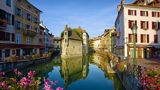 Annecy, Francja, Europa, Tapety HD HD wallpaper