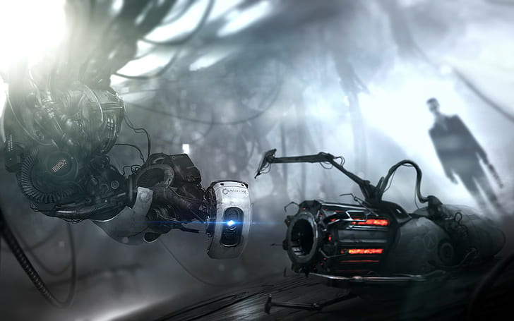 GLaDOS, Portal 2, HD wallpaper