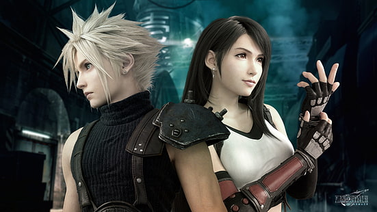 Final Fantasy VII: Remake, Tifa Lockhart, Cloud Strife, Final Fantasy VII, HD papel de parede HD wallpaper