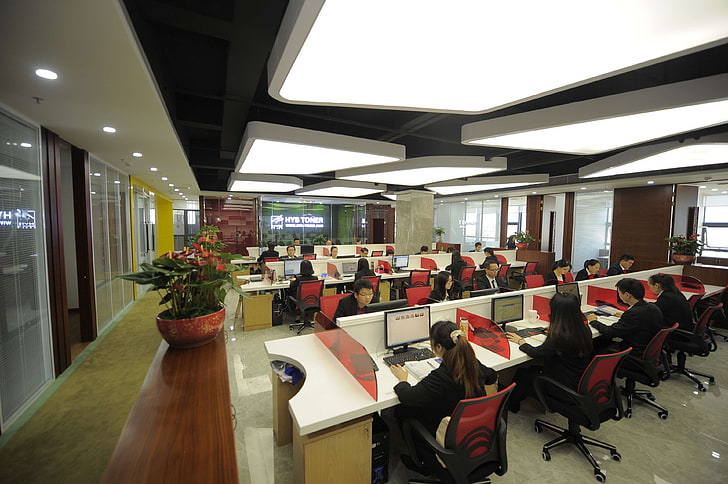 officespace, public place, HD wallpaper