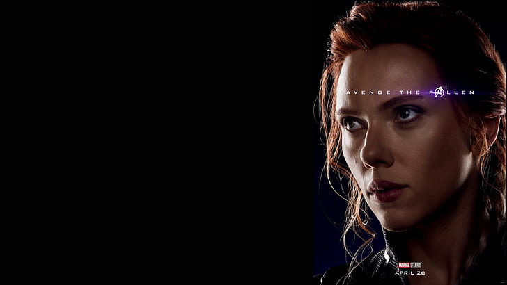 Scarlett Johansson, Vedova nera, Natasha Romanova, Avengers: Endgame, Avengers Finale, Terpily Thanos, Sfondo HD