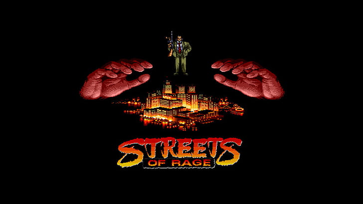 Videospiel Streets of Rage Remake v5, HD-Hintergrundbild