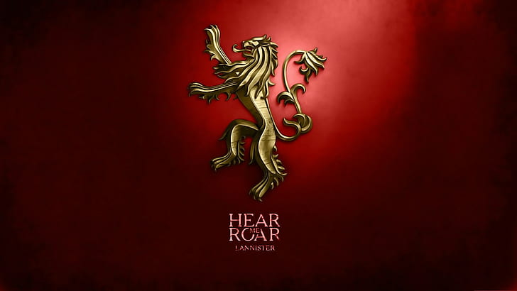 game of throne house lannister sigils, Wallpaper HD