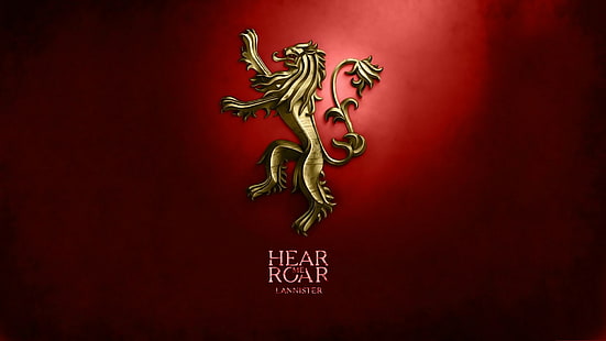 Gra o tron ​​House Lannister sigils, Tapety HD HD wallpaper