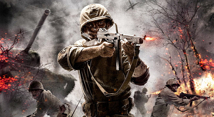 Sfondo di Call of Duty della Seconda Guerra Mondiale, Call of Duty, Sfondo HD